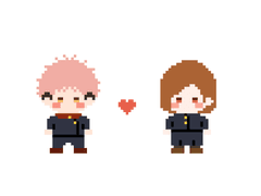 주술회전 이타쿠기 도트키링 도안 배포