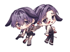 하이타니 바니보이 키링 도안