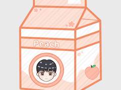 [데못죽] 배세진 복숭아우유 키링 도안