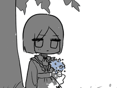 누크 7 물망초의 꽃말은 나를 잊지 마세요