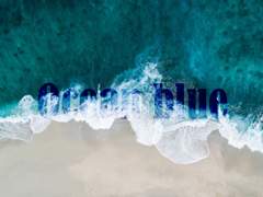 Ocean blue