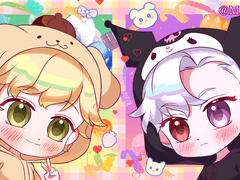 SD 말랑이 고정틀 움짤 커미션 작업물3