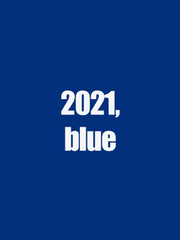 2021, blue color