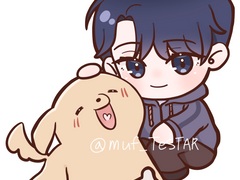 데못죽 콩이&신청려 스티커도안