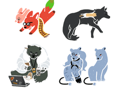 [납작동물] 동물화 커미션