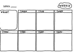 모리품 위클리 - 굿노트용