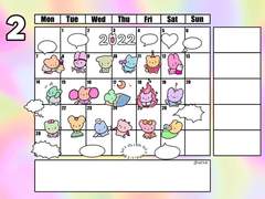 2022 굿노트 다이어리 공유 <굿노트 속지12p+말랑스티커 세트> 2000p 유료 발행