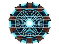 아이언맨 아크리액터 키링용 png