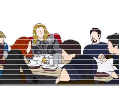 어벤져스 슈와마 키링용 png