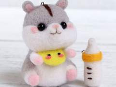 생애 첫 양모펠트 하는 타래