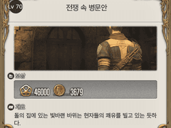 Lv. 70 전쟁 속 병문안