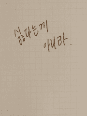 싫다는게 아니라