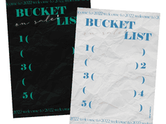 2022 새해 버킷리스트 양식 공유 (굿노트)