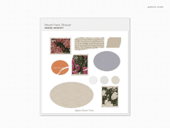 Remind memory mood sticker