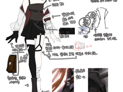 해결사 일러스트 커미션 참고 자료