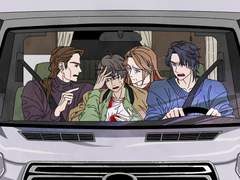 사막 캠핑카 여행