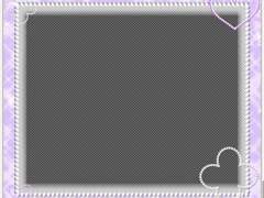 갸루 하트 키링 도안