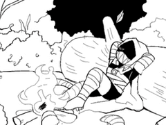 붉은 두건의 용병의 환상체 기록.(스포있음, 피묘사 O)