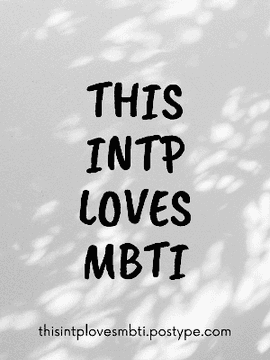 MBTI! 사랑한다!