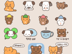 윤강쥐 굿노트 스티커 (2)