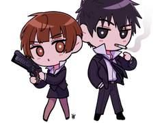 사이코패스 신야아카 키링 도안