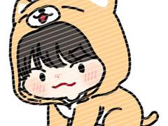 동물잠옷(두준) 키링 도안 유료배포