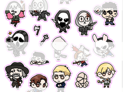 데드 바이 데이라이트 스티커 도안