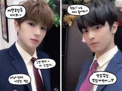 🍔투명포카 도안 배포🍕 식사예절