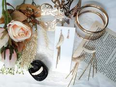 죄식자 귀걸이 (토파즈 ver.)