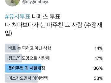 나랑 눈 마주친 남자 고르기