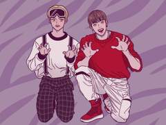 [팬아트] 스트레이 키즈 방찬, 필릭스