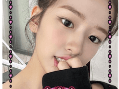 슈슈룬 하트 포카 프레임 도안 배포