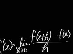 미분의 정의