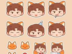 굿노트 스티커 캘린더 깡현버젼.