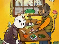 밖은 춥지만, 앞날은 봄 꽃길.(툰+컬러링시트)