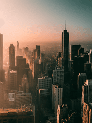 망해가는 도시 속 우리는 고립되었다.