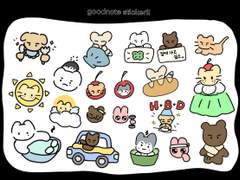 스키즈 굿노트 다이어리 스티커 공유!!