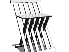 중세 접이식 의자