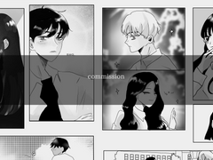 흑백 만화 커미션