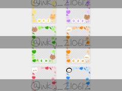 팀피네이션 포카 프레임 도안공유