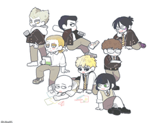 원펀맨 낙서 백업