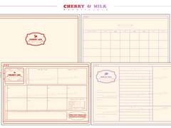 [Cherry-Milk SPLIT!] 굿노트 플래너/다이어리 양식 공유 {2 themes}