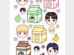 [데못죽] 테스타+청려 우유 스티커 도안 배포