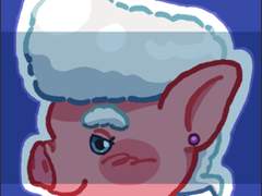 돼지 장억장 키링 도안