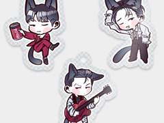 웆냥이 아크릴 키링 도안