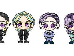 도리벤 하이타니 란린도 형제 범천 키링 도안 공유