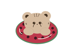 스냅스 키링 도안