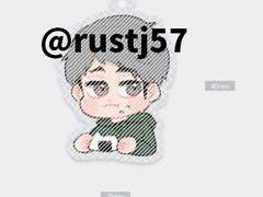 먹방 오사무 아크릴 키링 도안(유료)