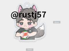 오사무 아크릴 키링 도안 (유료)