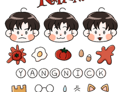 썸씽로튼 양요섭/양닉 굿노트 스티커